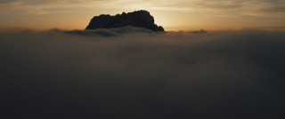 Above the clouds